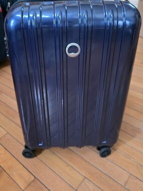 Delsey Hard Shell Spinner Luggage - Deep Navy